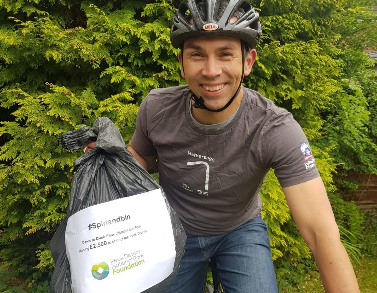 Alex Waddington prepares for his Spin and Bin challenge