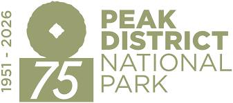Peak District National Park Authority logo (75th anniversary edition)